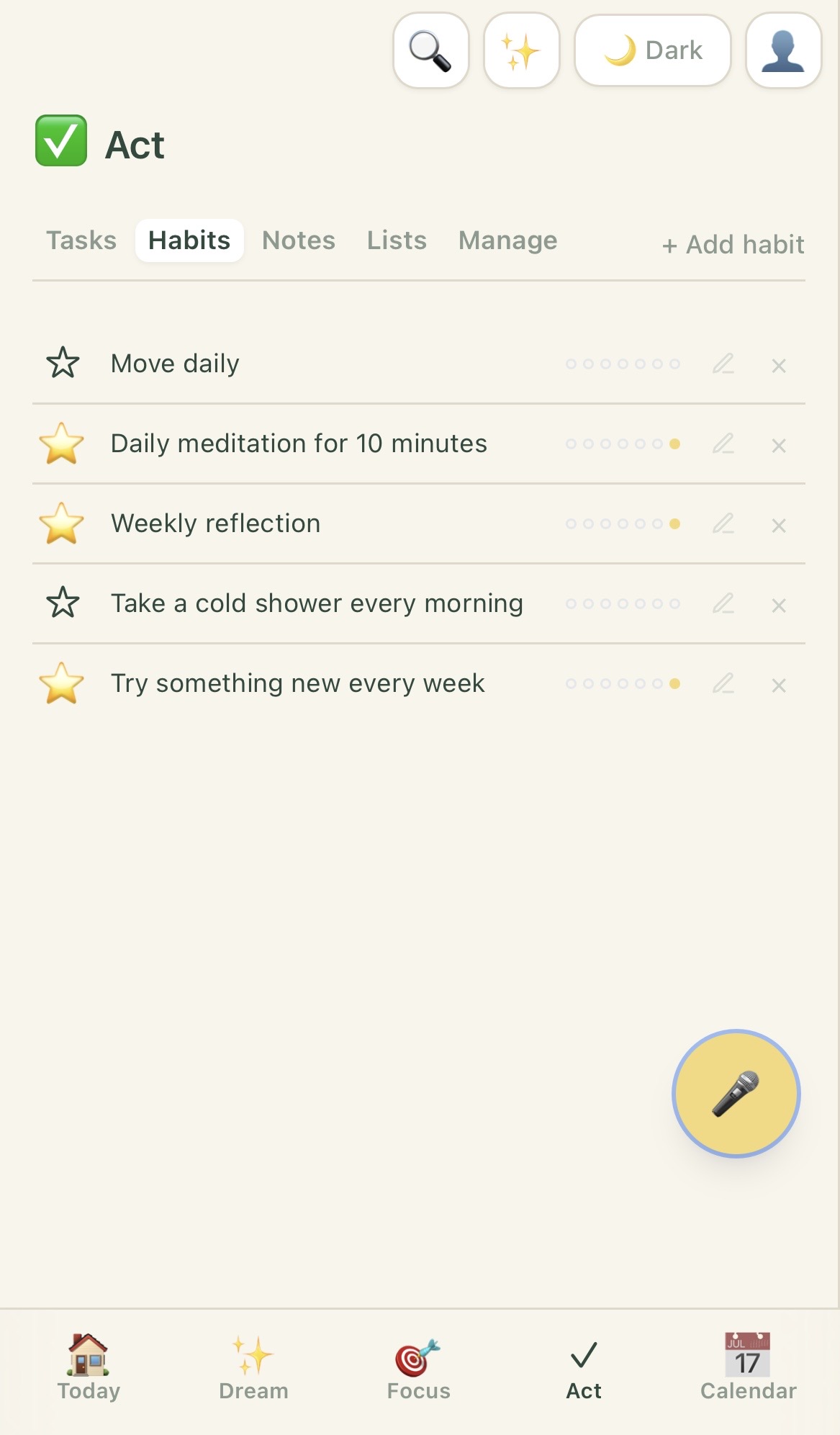 Habits